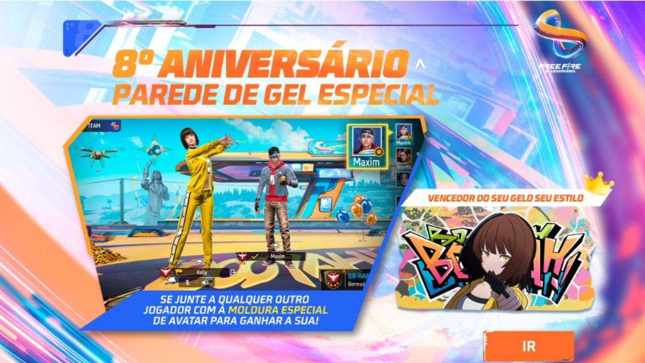 8th Anniversary Gel Wall