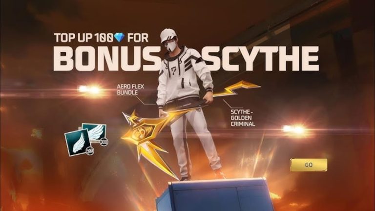 Free Fire Max: Unlock the Golden Criminal Scythe Skin for Free
