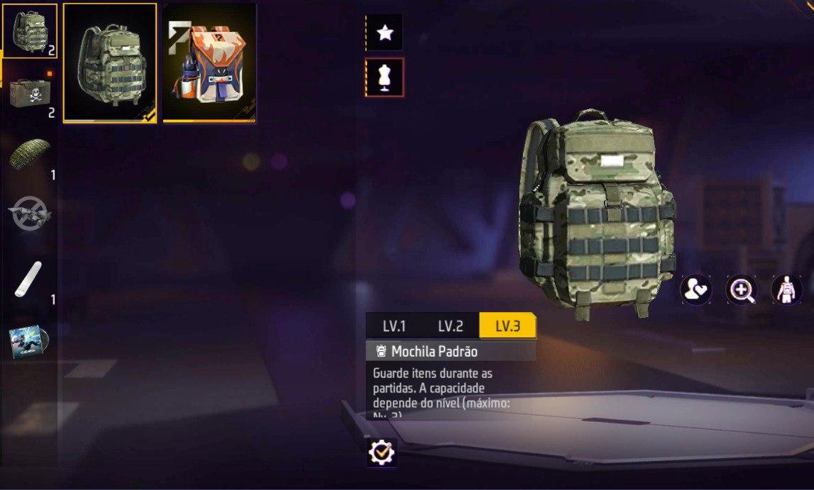 New Free Fire MAX Backpack